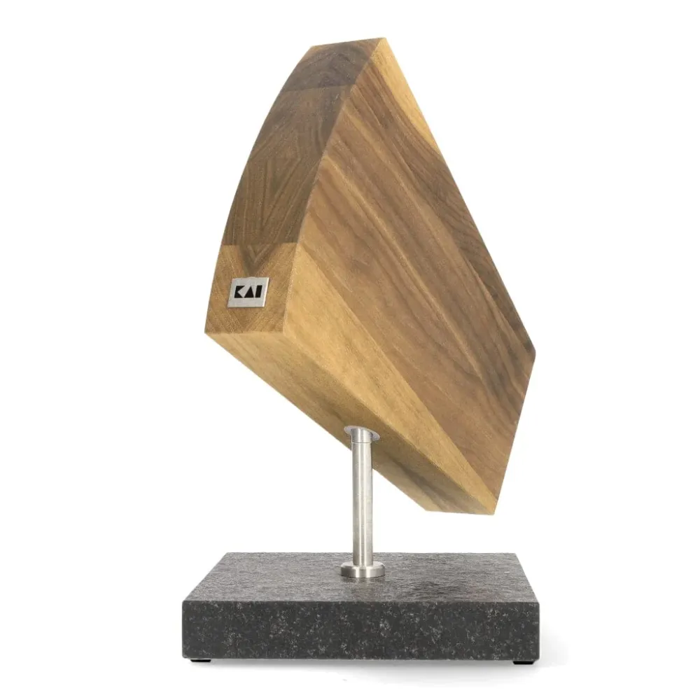 Kai Shun - Rotierender Messerblock Granit/Eiche
