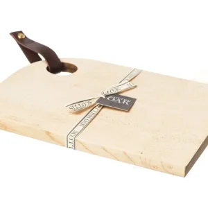 Letzte Chance!!! Servierbrett Blanco Small mit Ledergriff - 30x20 - Scottish Made