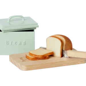 Maileg - Miniatur Brot box mit Schneidebrett und Messer