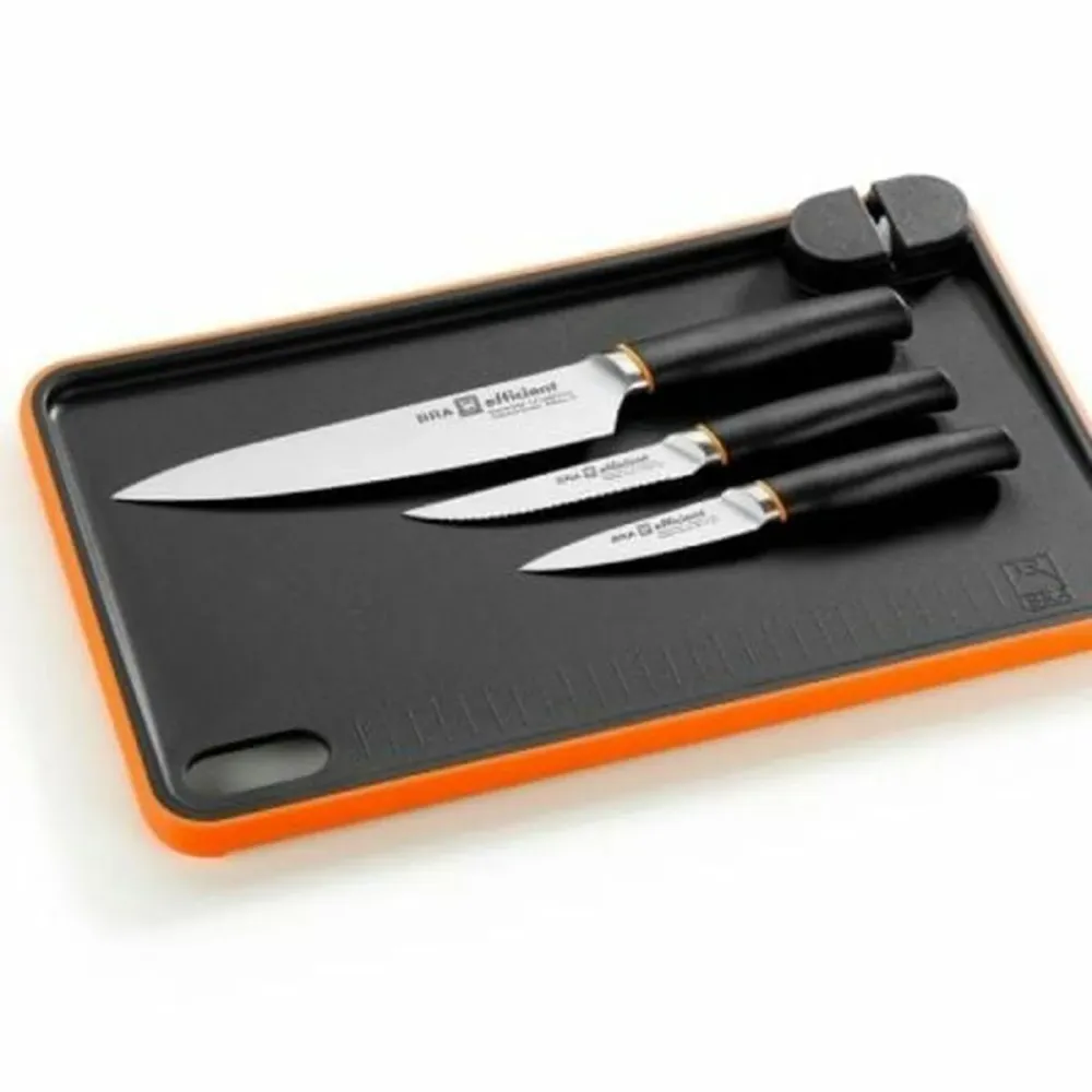 Messerset BRA A198021 Schwarz Edelstahl