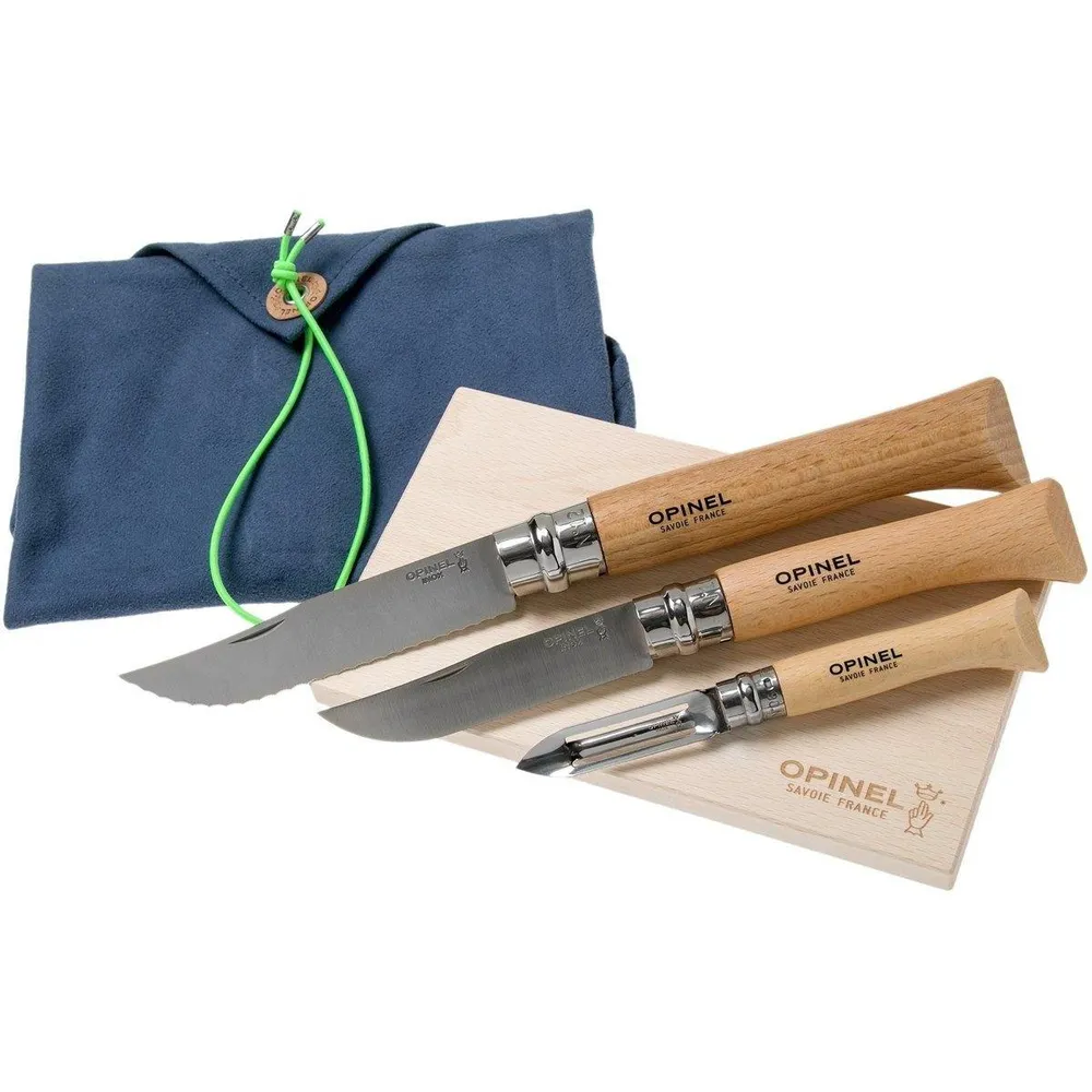Opinel Nomad Cooking Kit 2177, Picknick-Messerset