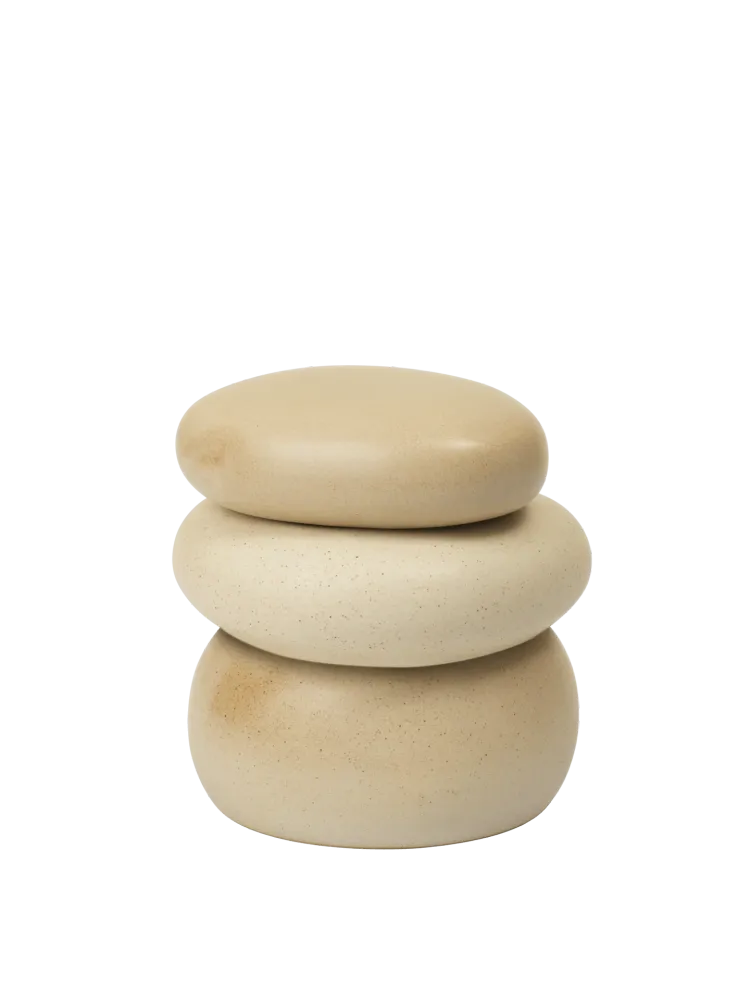 Pebble Box - Large - Sand/Cream