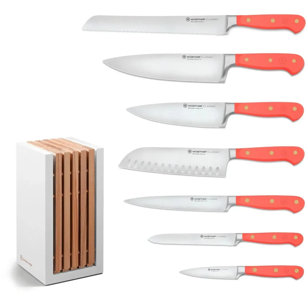 Wüsthof Messerblock, 7-teilig, Farbe: Classic Coral Peach