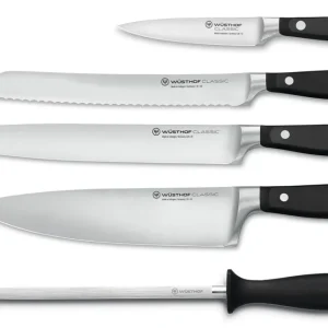 Wüsthof Messerset 5-teilig 'Classic Black'