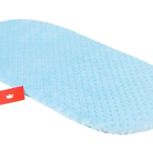 BABYLUX Spannbettlaken für Kinderwagen Spannbetttuch Bettlaken 4. Minky - Blau