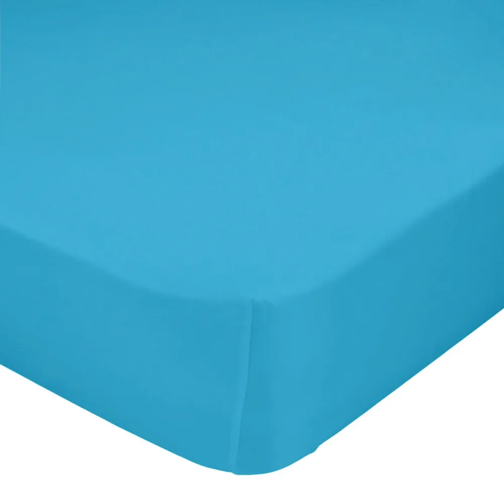 Bettlaken HappyFriday BASIC KIDS türkis 70 x 140 x 14 cm