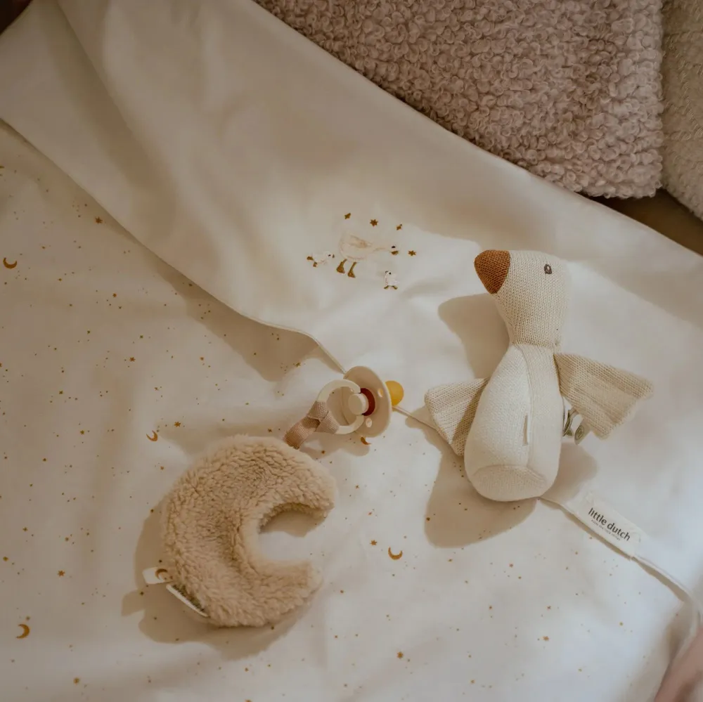 Bettlaken - Weiß - Newborn Naturals - Kleine Gans