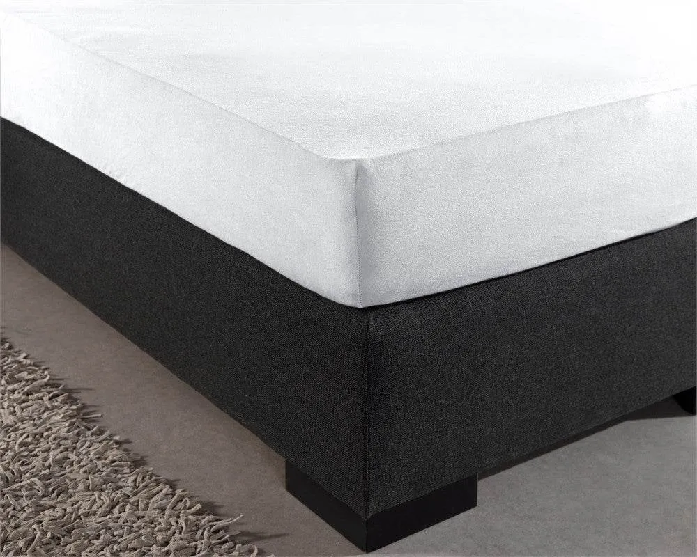 Doppelt Jersey 220 gr. Spannbettlaken Weiss 160/180 x 200/220 cm