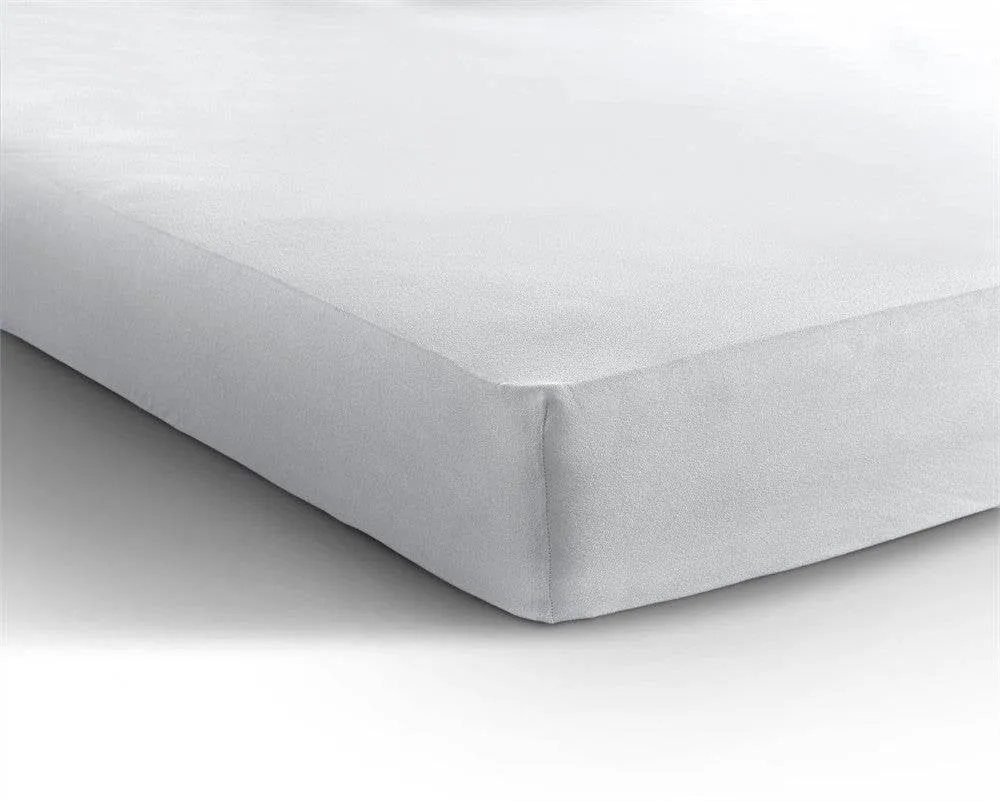 Doppelt Jersey 220 gr. Spannbettlaken Weiss 160/180 x 200/220 cm