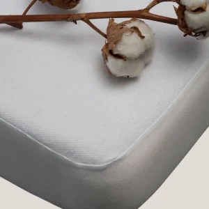 Molton-Kalmuck Matratzenschutz-Spannbettlaken für Kinder bis zu 12 cm Höhe XS