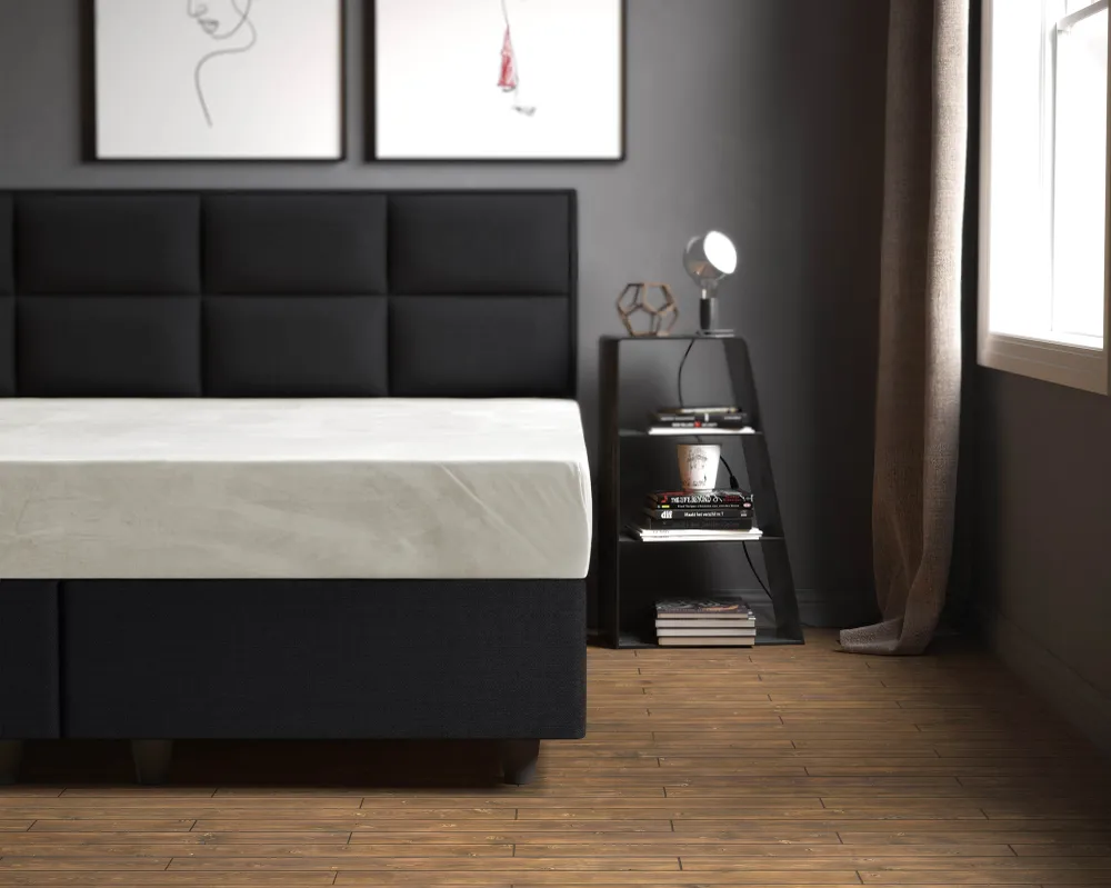 Samt Spannbettlaken Creme 180 x 200 cm