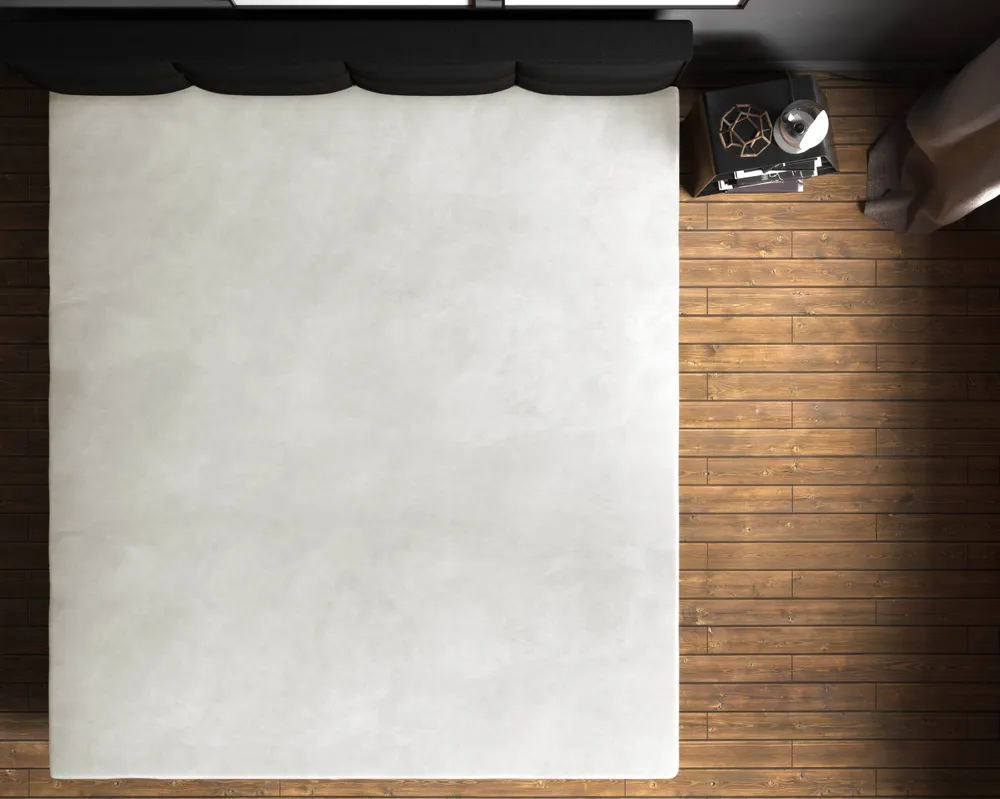 Samt Spannbettlaken Creme 180 x 200 cm