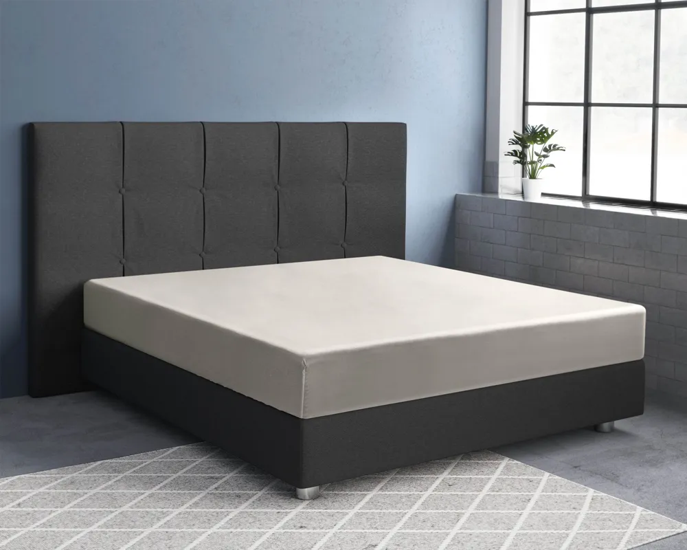Satin Spannbettlaken Creme 140 x 200 cm