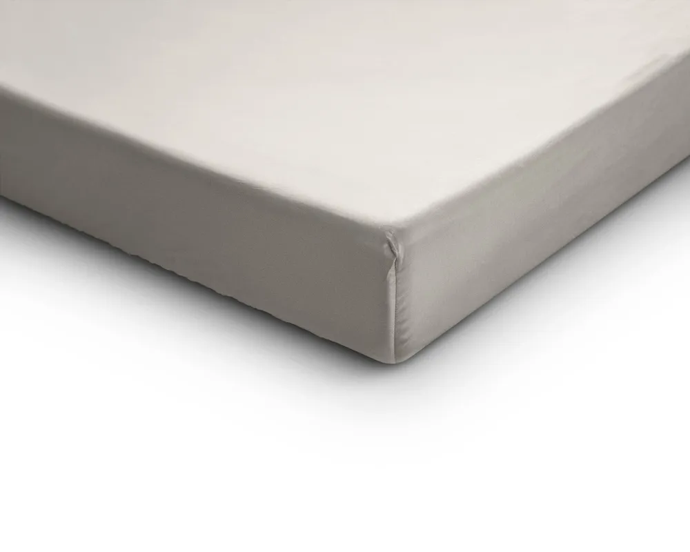 Satin Spannbettlaken Creme 140 x 200 cm