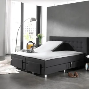 Split Topper Baumwolle Spannbettlaken Weiss 180 x 200 cm