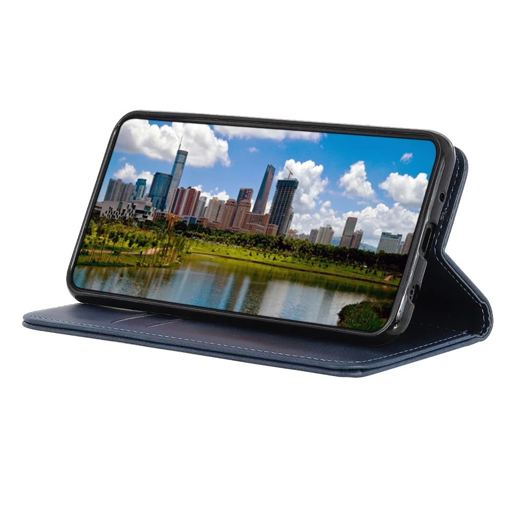 Geldbeutel ähnlichen Stil, Lederhülle für OnePlus Nord 4 - Blau