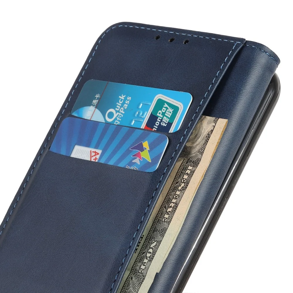 Geldbeutel ähnlichen Stil, Lederhülle für OnePlus Nord 4 - Blau