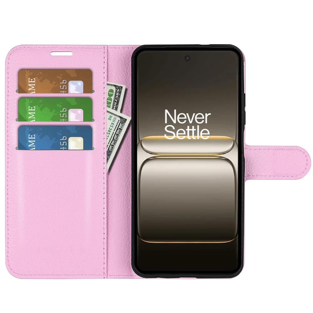 Klassische OnePlus Nord 5 Flip Hülle - Rosa