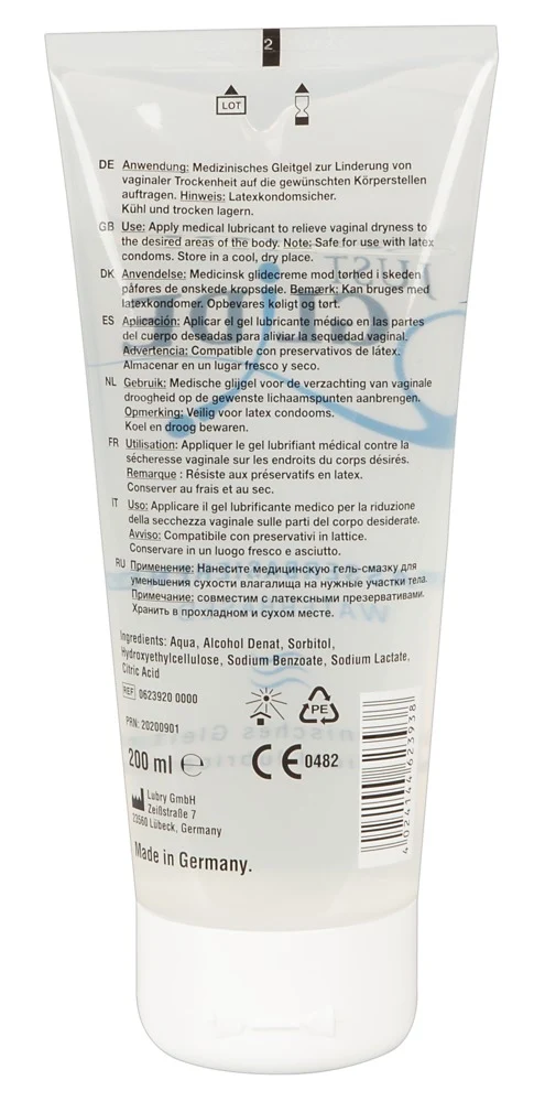 Gleitgel | Just Glide | Wasserbasierend 200 ml