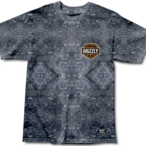 Grizzly Street Glide Tee Black Tie Dye