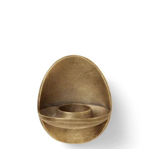 Agapé Wall Tealight Holder - Brass Finish