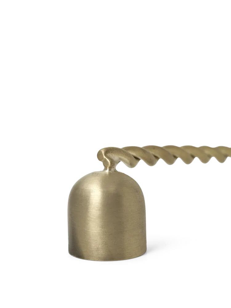 Twist Candle Snuffer - Brass