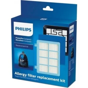 Philips FC 9331 FC 9332 Kutulu Ön ve Arta Filtre Seti | Elektrikli Süpürge Hepa Filtresi ve Yedek Parç