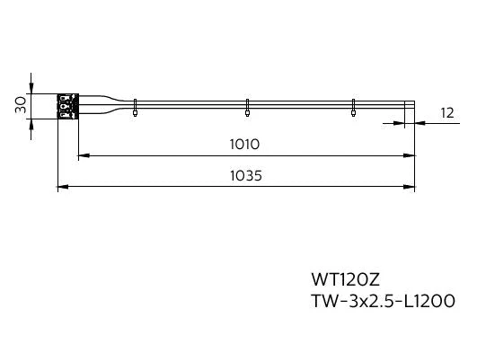 Philips CoreLine | LED-Leiste Durchgangsverdrahtung | 3-adrig | 120cm