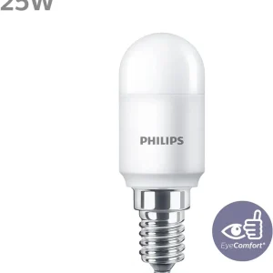 Philips LED CorePro E14 T25 Röhrenform 3,2W = 25W Kühlschranklampe 250lm Warmweiß 2700K