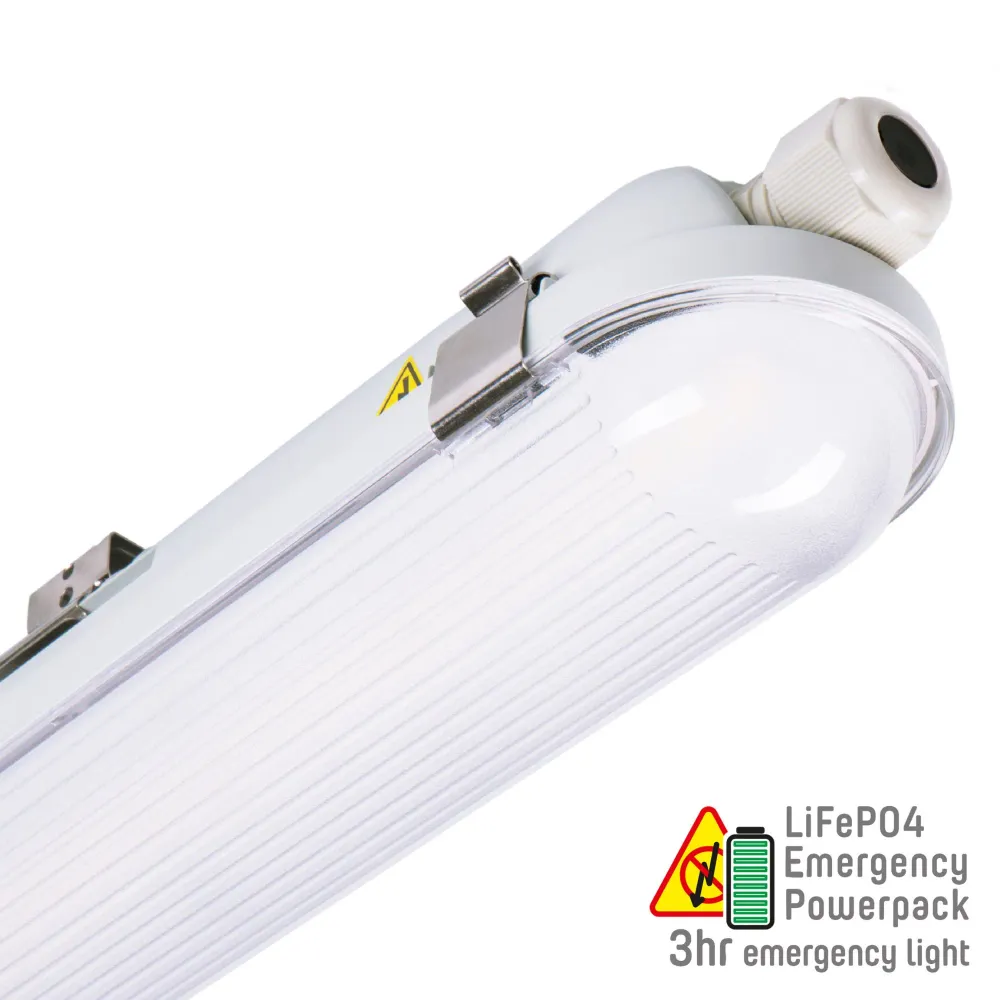 Philips LED-Leuchtstoffröhrenleuchte LED's Light PRO, 150 cm – mit Notstromakku – 185 lm/W – Energieeffizienzklasse B – 47...