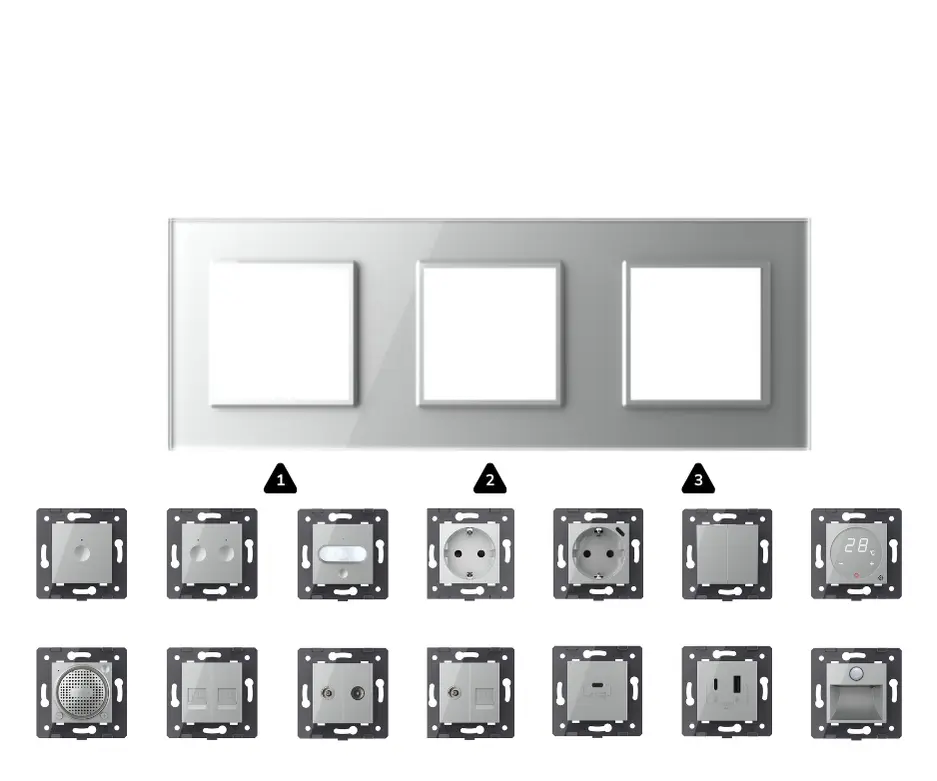 Grau zusammenstellen | Decken Sie SR+SR+SR ab