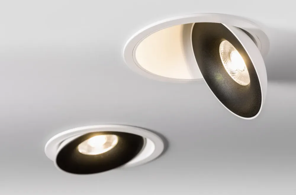 Lupia Licht LED-Decken-Einbaustrahler SATURN E weiß/schwarz, 3121-1-8