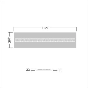 Thorn - Decken-/Wandleuchte LED-Einbauleuchte OMEGA M #96636367 840