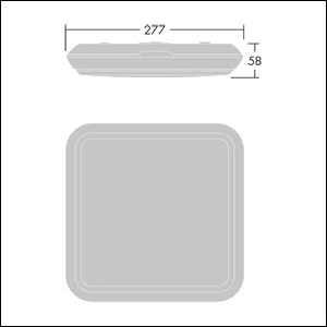 Thorn - Decken-/Wandleuchte LED-Wandleuchte KAT SQ 2000-830 HF 3000K
