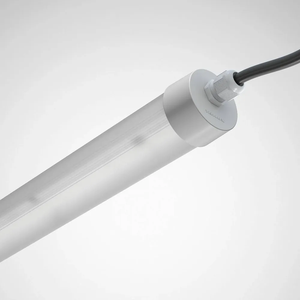 Trilux - Decken-/Wandleuchte LED-Feuchtraumleuchte TugraHE+18 #8281140 840, grau