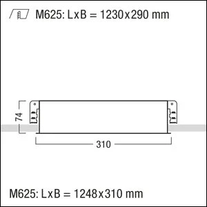 Zumtobel Group - Decken-/Wandleuchte LED-Deckeneinbauleuchte MIRL NIV #42928775 4000K