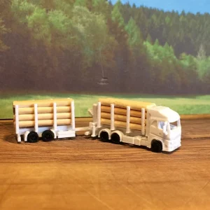 6352R - Volvo FH 16 Holzlaster mit Tandemanhänger / Volvo FH 16 Wooden truck tandem trailer