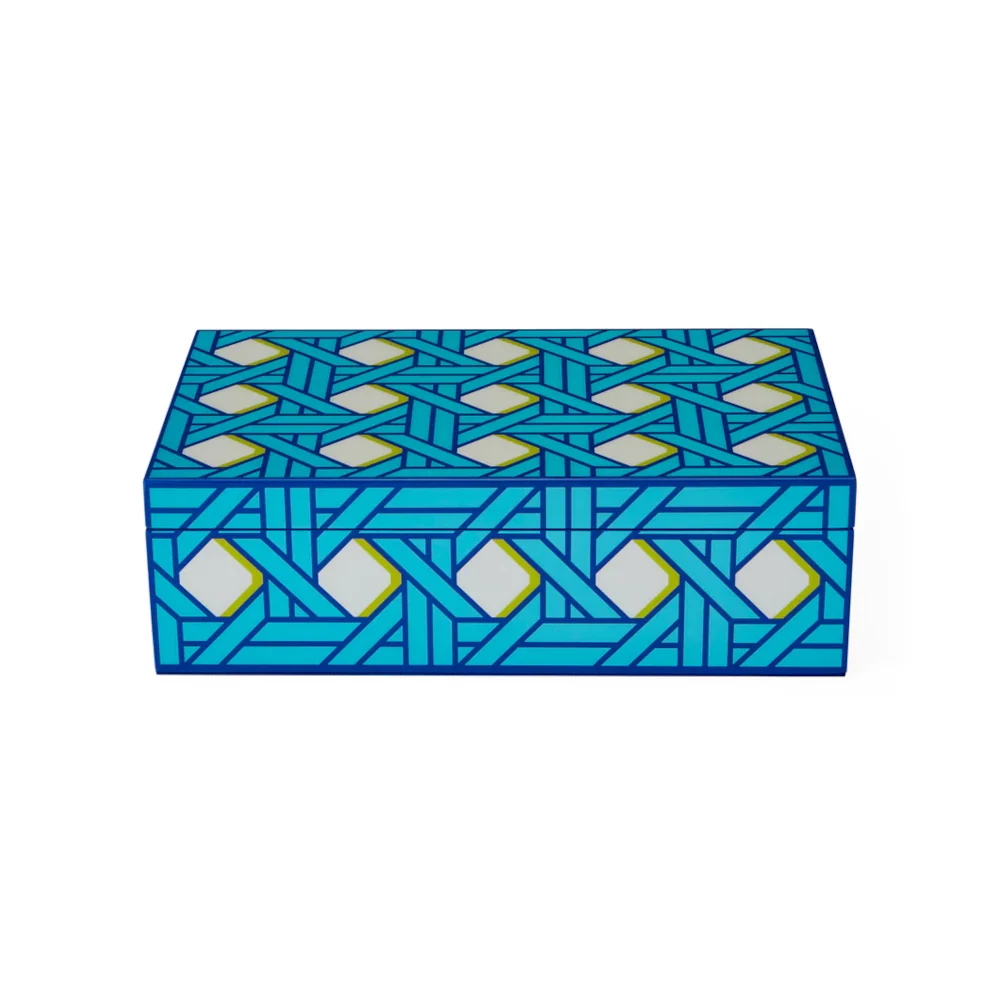 Aufbewahrungsbox Lacquer BASKETWEAVE medium