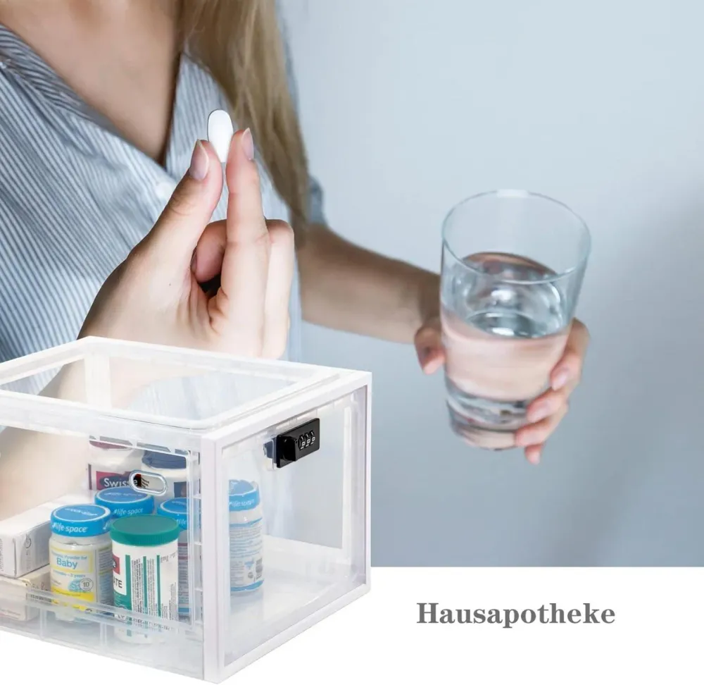 Aufbewahrungsbox für Medikamente und Persönliche Gegenstände