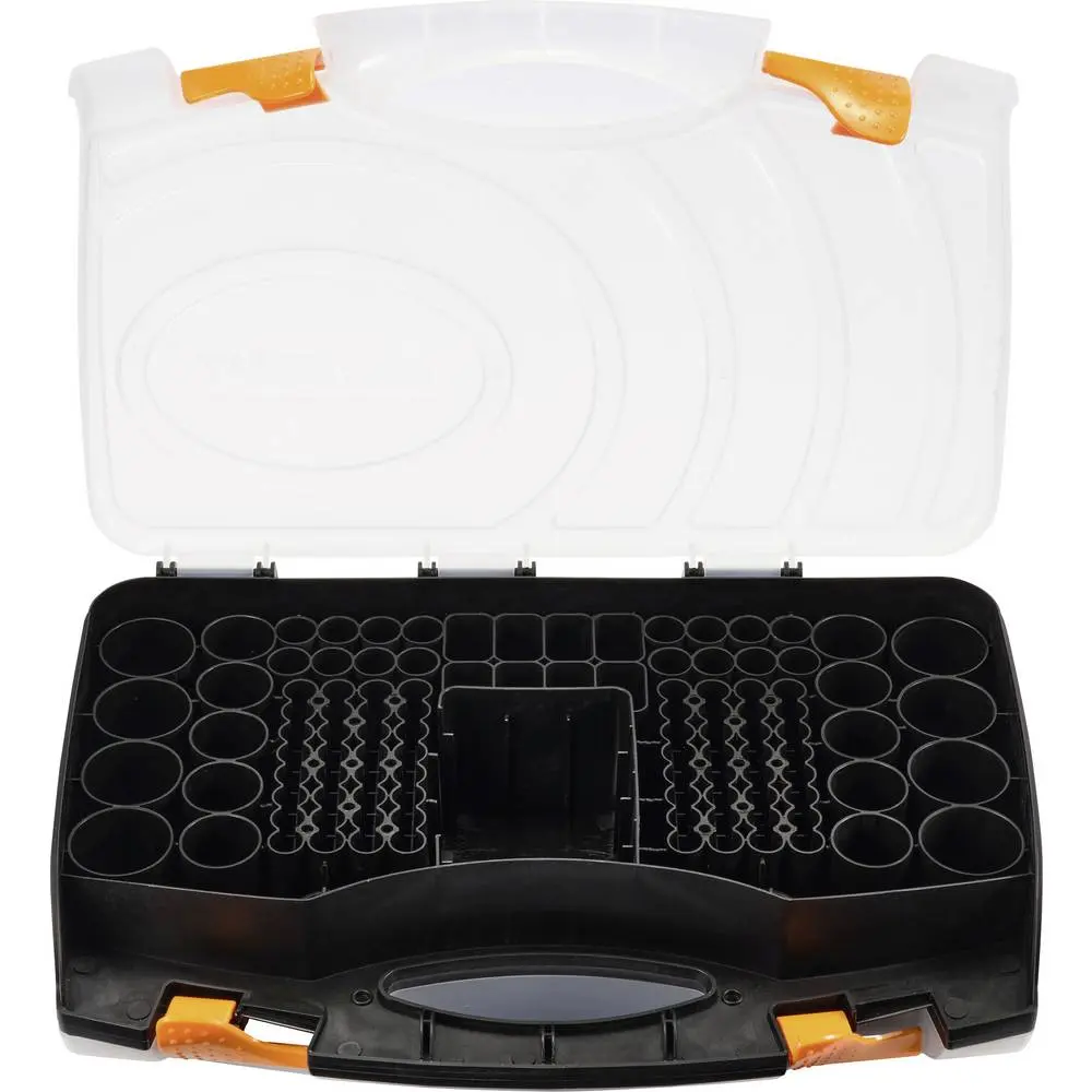 B-Ware Voltcraft Batteriebox Aufbewahrungsbox Batterieprüfgerät Batterien Micro Mignon