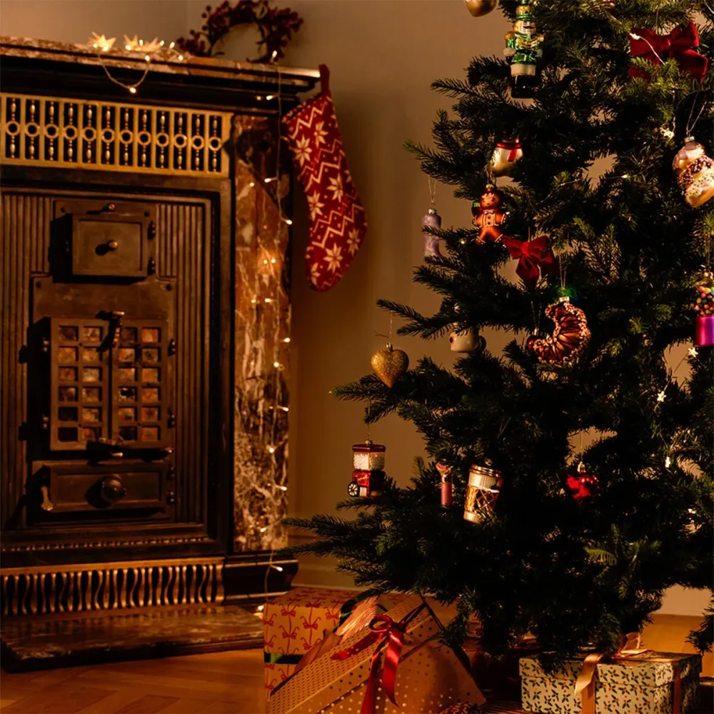 Christbaumkugel - Rosa Geldbörse
