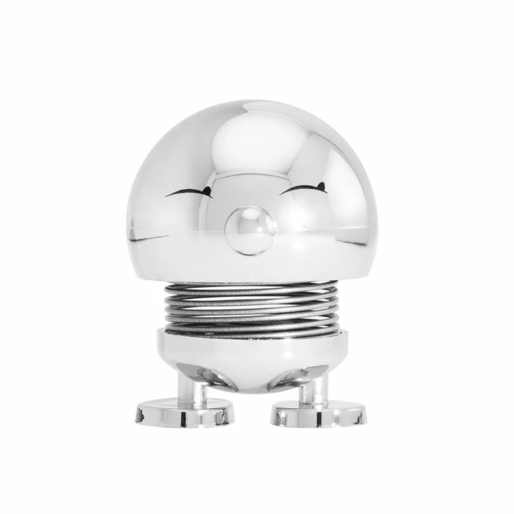 Hoptimist Baby Bimble, Klein, Mädchen mit Lächelnden Augen, Deko- / Spielidee, Kunststoff, Chrome, 26066