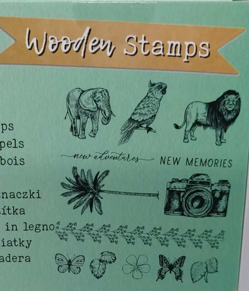 Kleine Holzstempel - New Memories (Wooden Stamps) | DecoTime