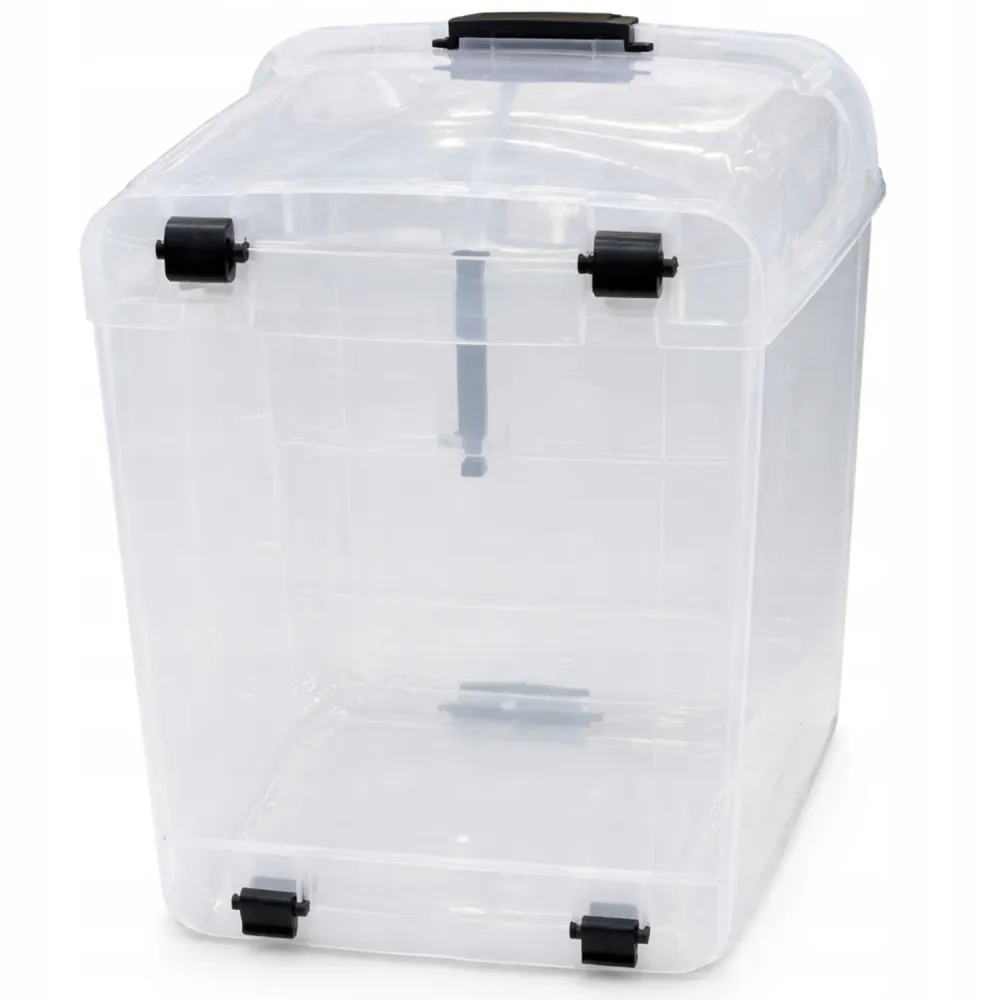 Kunststoff-Aufbewahrungsbox 55 L mit Rollen