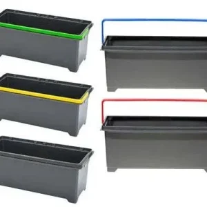 M24 Vermop GmbH Aufbewahrungsbox 10L – Anthrazit-Blau, Recyceltes Material