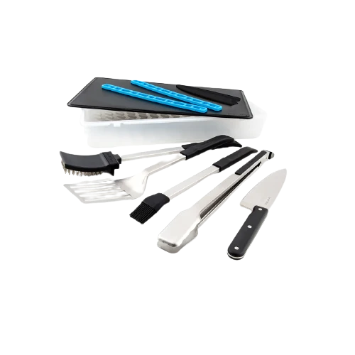 Porta Chef Grillbesteck Set mit Aufbewahrungsbox 6-teilig