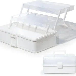 SYLANDO 31,5cm Aufbewahrungsbox mit Fächern und