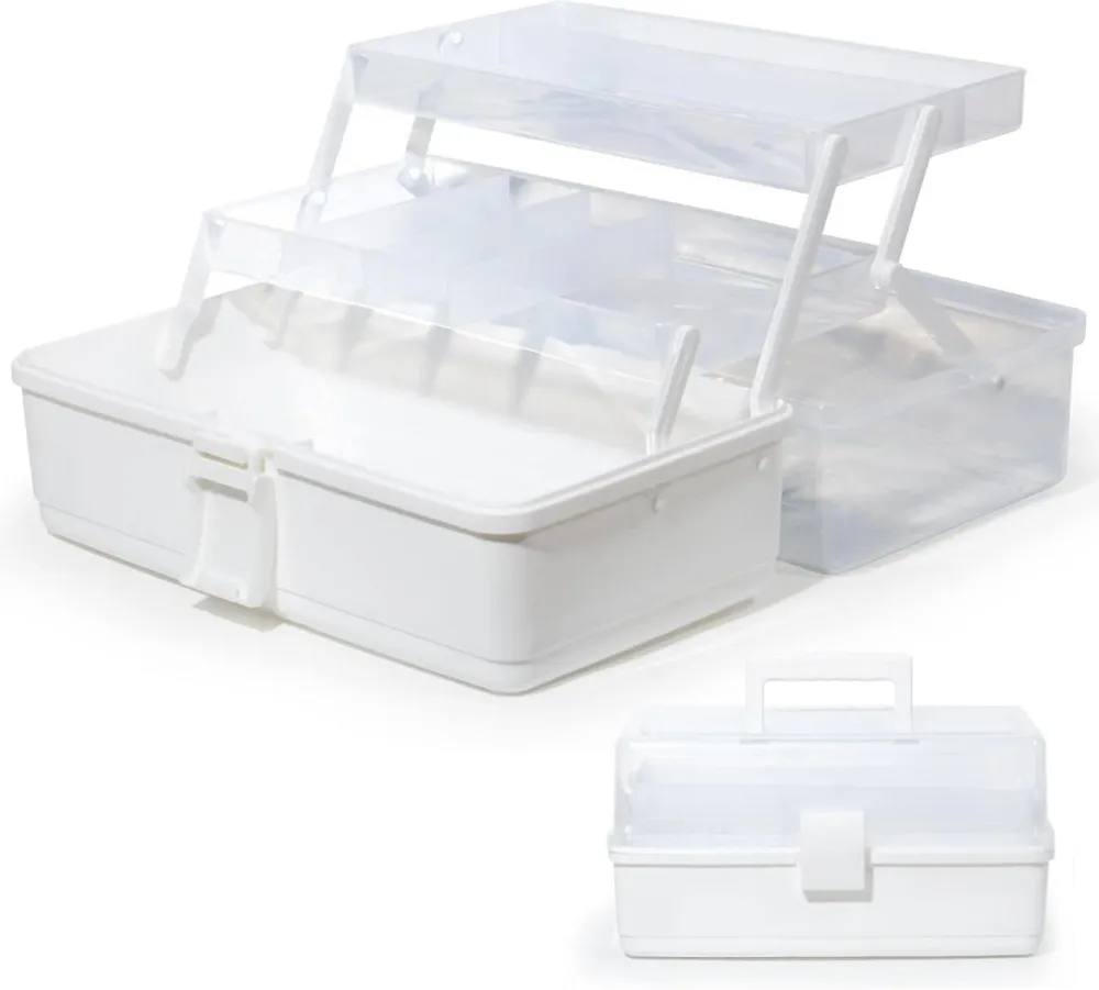 SYLANDO 31,5cm Aufbewahrungsbox mit Fächern und