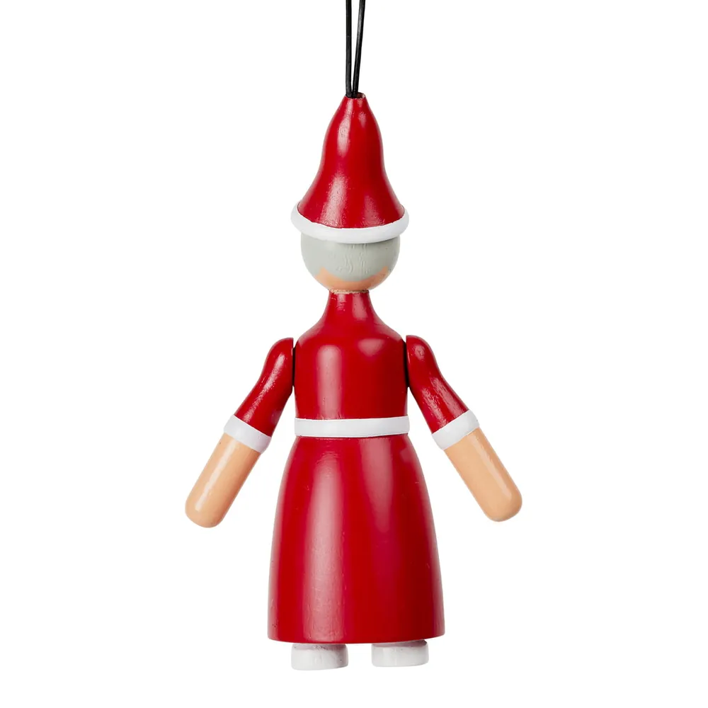 Kay Bojesen - Weihnachtsmann & Weihnachtsfrau Holz-Ornamente