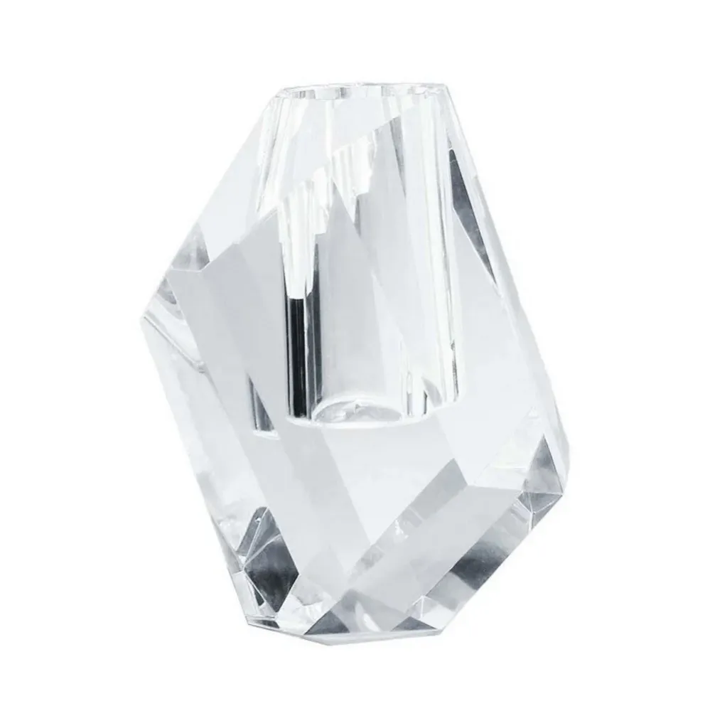 Abhika Geschliffene Glasvase Ice | H 19 cm